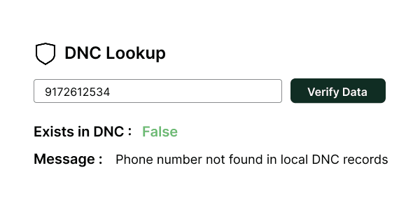 DNC Lookup for Compliance and Safety