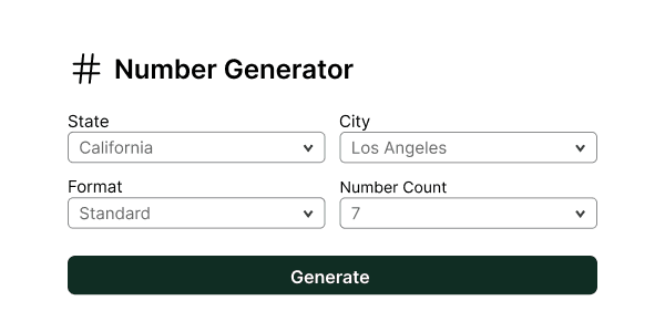 Generate Valid US Phone Numbers Instantly