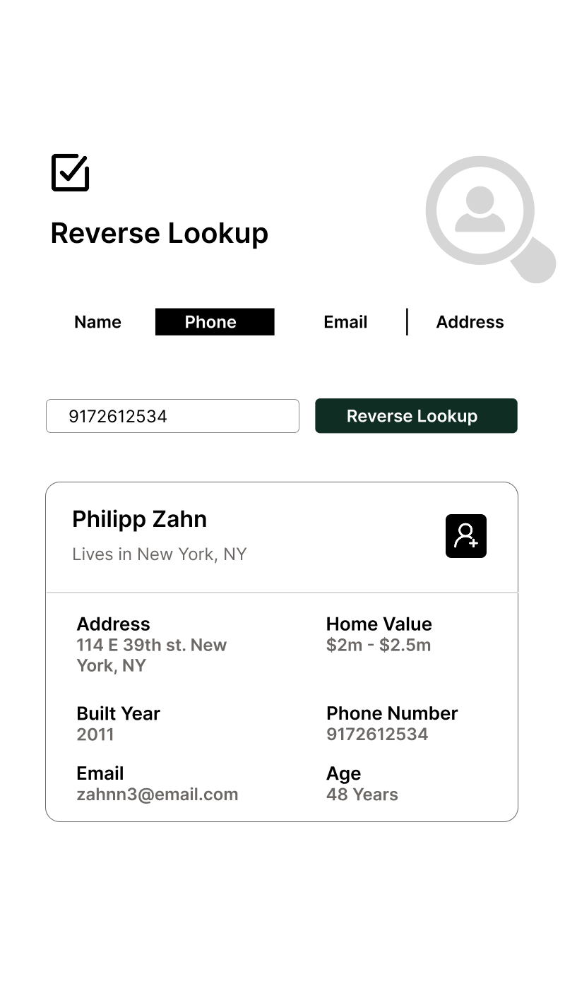 Reverse Lookup